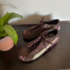 Puma Future CAT Low suede sneakers - Brown/pink/tan - like new
